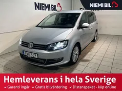 Silver Begagnad 2017 VW Sharan GT Minibuss | 309 900 kr (Lite dyr)
