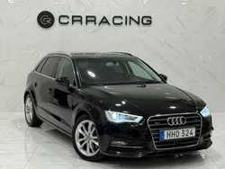 Svart Begagnad 2014 Audi A3 Sportback Halvkombi | 129 900 kr (Marknadspris)