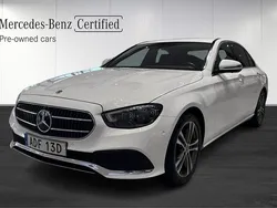 Vit (white) Begagnad 2021 Mercedes E220 Sedan | 419 900 kr (Lite dyr)