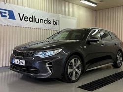 Grå Begagnad 2016 Kia Optima GT-Line Kombi | 149 900 kr (Marknadspris)