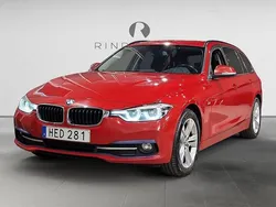Röd Begagnad 2016 BMW 320 Sport Line Kombi | 129 900 kr (Bra pris)