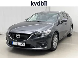 Grå (grå metallic) Begagnad 2015 Mazda 6 Kombi | 134 800 kr (Marknadspris)