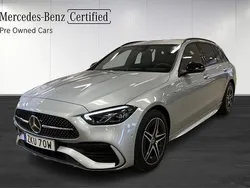Silver Ny 2025 Mercedes C300e AMG line Kombi | 599 000 kr (Marknadspris)