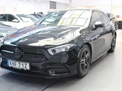 Svart Begagnad 2019 Mercedes A180 AMG Halvkombi | 219 900 kr (Bra pris)