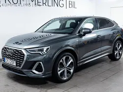 Grå Begagnad 2019 Audi Q3 Sportback S-Line SUV | 319 900 kr (Marknadspris)