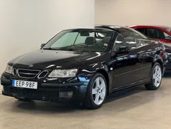 Svart Begagnad 2007 Saab 9-3 Cabriolet Cab | 119 900 kr (Marknadspris)