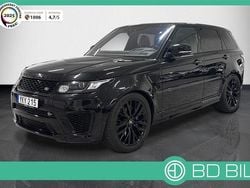 Svart Begagnad 2017 Land Rover Range Rover Sport SVR SUV | 669 900 kr
