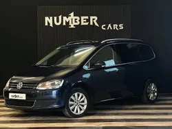 Mörkblå (blå) Begagnad 2013 VW Sharan Minibuss | 69 900 kr (Marknadspris)