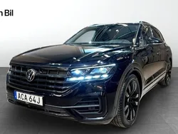 Svart Begagnad 2022 VW Touareg R-line SUV | 649 900 kr (Bra pris)