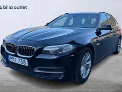 Svart Begagnad 2014 BMW 520 Kombi | 164 900 kr (Marknadspris)