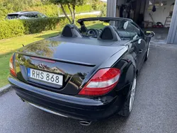 Svart Begagnad 2008 Mercedes SLK200 Cab | 125 000 kr (Dyr)