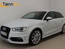 Vit Begagnad 2016 Audi A3 Sportback S-Line Halvkombi | 169 900 kr (Marknadspris)