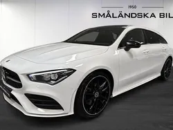 Vit Begagnad 2020 Mercedes CLA200 Shooting Brake AMG Kombi | 259 000 kr (Marknadspris)