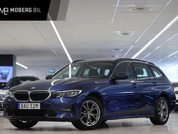 Blå Begagnad 2021 BMW 320e Shadowline Kombi | 289 900 kr