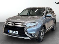 Mörkgrå (grey) Begagnad 2015 Mitsubishi Outlander SUV | 124 900 kr (Marknadspris)