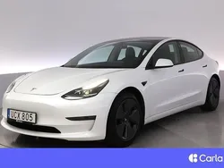 Vit Begagnad 2021 Tesla Model 3 Long Range Sedan | 309 900 kr (Marknadspris)