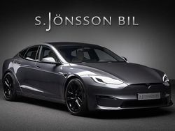Grå Begagnad 2022 Tesla Model S Plaid Halvkombi | 929 000 kr