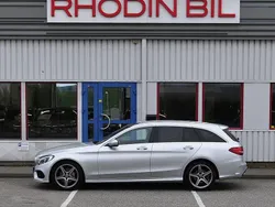 Iridiumsilver metallic Begagnad 2017 Mercedes C220 AMG Kombi | 234 900 kr (Marknadspris)