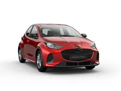 Röd Ny 2025 Mazda 2 Center-Line Halvkombi | 253 400 kr (Marknadspris)