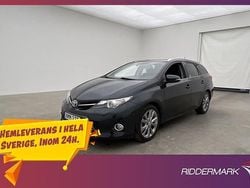 Mörkblå Begagnad 2014 Toyota Auris Hybrid Executive Kombi | 134 800 kr (Marknadspris)