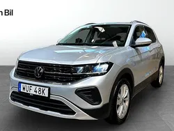 Silver (reflex silver metallic) Begagnad 2024 VW T-Cross Life SUV | 274 900 kr (Lite dyr)