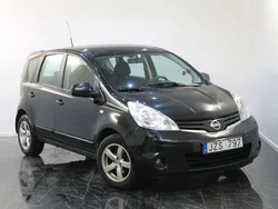 Svart Begagnad 2009 Nissan Note Minibuss | 49 900 kr (Marknadspris)