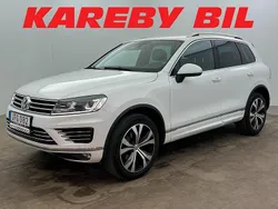 Vit Begagnad 2017 VW Touareg R-line SUV | 228 900 kr (Bra pris)