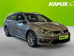 Silver/grå Begagnad 2017 VW Golf VII R-line Kombi | 159 800 kr (Marknadspris)