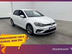 Vit Begagnad 2019 VW Golf VIII R-line Halvkombi | 234 800 kr (Lite dyr)