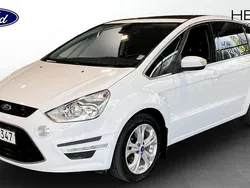 Vit (white) Begagnad 2015 Ford S-MAX S Minibuss | 129 900 kr (Bra pris)