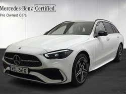 Vit Begagnad 2024 Mercedes C300e Premium Kombi | 548 900 kr (Marknadspris)