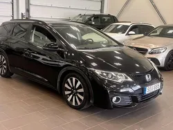 Svart Begagnad 2016 Honda Civic Sport Kombi | 117 900 kr