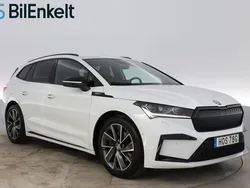 Vit Begagnad 2022 Skoda Enyaq iV SportLine SUV | 364 900 kr (Bra pris)