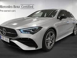 Silver Begagnad 2024 Mercedes CLA200 Shooting Brake AMG Kombi | 389 000 kr (Marknadspris)
