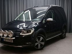 Svart Begagnad 2019 VW Caddy Minibuss | 249 000 kr (Dyr)