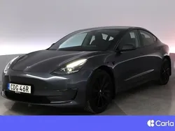 Grå Begagnad 2022 Tesla Model 3 Long Range Sedan | 349 900 kr (Marknadspris)