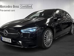 Svart Begagnad 2024 Mercedes CLA200 Shooting Brake Premium Kombi | 379 000 kr (Marknadspris)