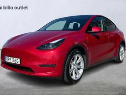Röd Begagnad 2022 Tesla Model Y Long Range SUV | 349 900 kr (Superpris)
