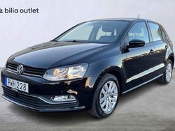 Svart Begagnad 2016 VW Polo Halvkombi | 149 900 kr (Marknadspris)