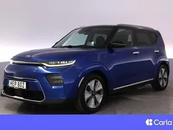 Blå Begagnad 2019 Kia Soul EV Advance SUV | 184 900 kr (Marknadspris)