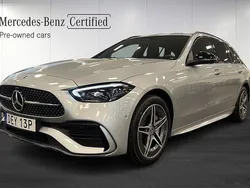 Silver Begagnad 2024 Mercedes C300e AMG Kombi | 519 000 kr (Bra pris)