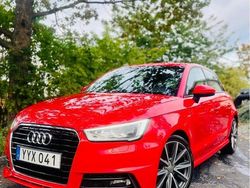 Röd Begagnad 2018 Audi A1 Sportback S-Line Halvkombi | 125 000 kr (Bra pris)