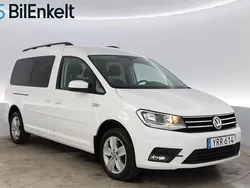 Vit Begagnad 2018 VW Caddy Maxi Life Comfortline Minibuss | 249 900 kr (Bra pris)