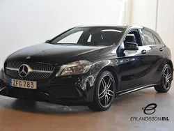 Svart Begagnad 2018 Mercedes A180 Style Halvkombi | 187 900 kr (Marknadspris)