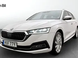 Vit Begagnad 2022 Skoda Octavia Business Line Kombi | 329 900 kr (Marknadspris)