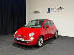 Röd Begagnad 2016 Fiat 500C Lounge Cab | 69 800 kr (Marknadspris)