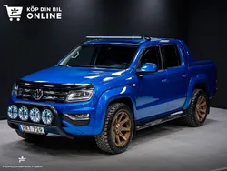 Blå Begagnad 2017 VW Amarok Aventura Pickup | 298 900 kr (Dyr)