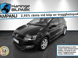Svart Begagnad 2013 VW Polo Halvkombi | 89 900 kr (Marknadspris)