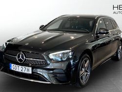 Svart Begagnad 2021 Mercedes E300 AMG line Kombi | 429 900 kr (Marknadspris)