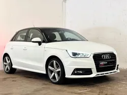 Vit Begagnad 2015 Audi A1 Sportback Sport Halvkombi | 98 900 kr (Marknadspris)
